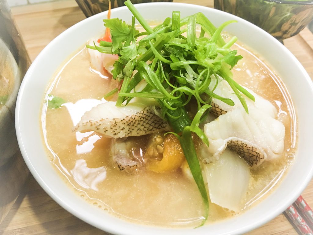 Fish Head Soup - Malaysia Fish Head Noodle Soup Recipe - 3thanWong