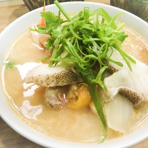 Fish Head Soup with Rice Noodle