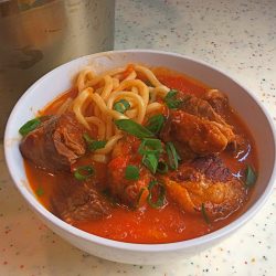 tomato beef noodle recipe